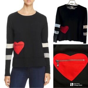 Lisa Todd cashmere and cotton Heartthrob Sweater